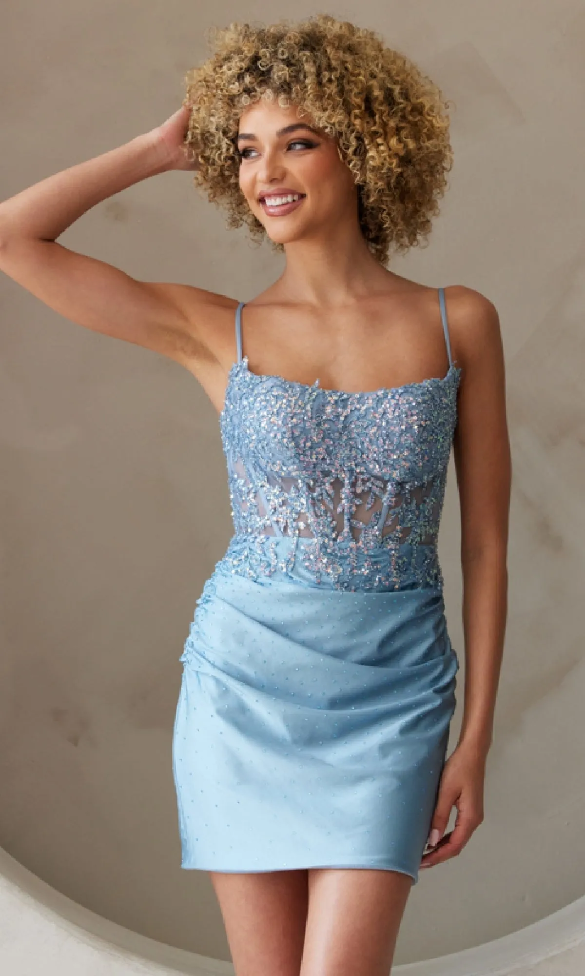 Short Homecoming Dress TM1025S by Amelia Couture