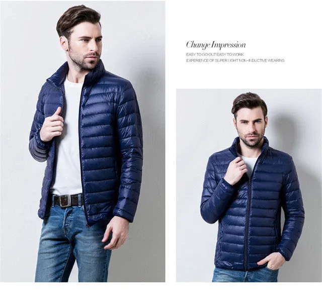 Sidiou Group Mens Autumn Winter Duck Down Jacket