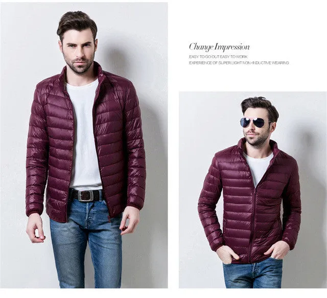 Sidiou Group Mens Autumn Winter Duck Down Jacket