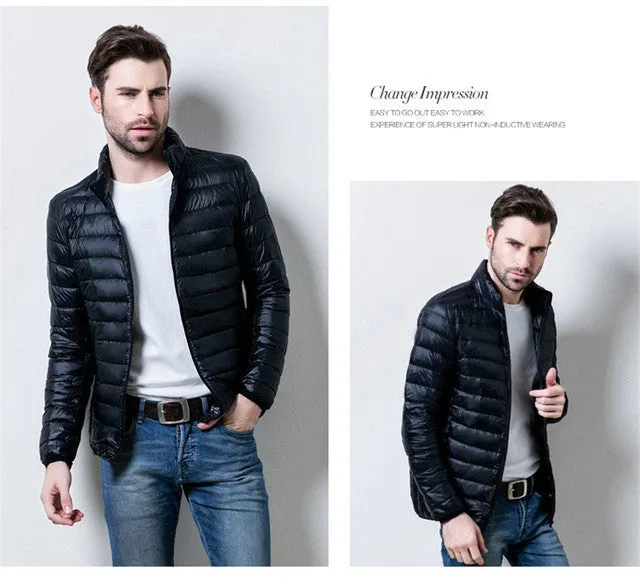 Sidiou Group Mens Autumn Winter Duck Down Jacket