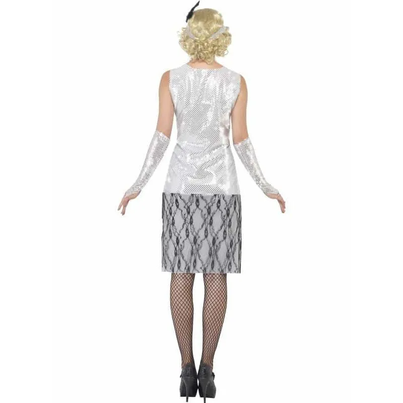 Silver Flapper Costume