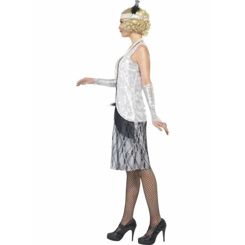 Silver Flapper Costume