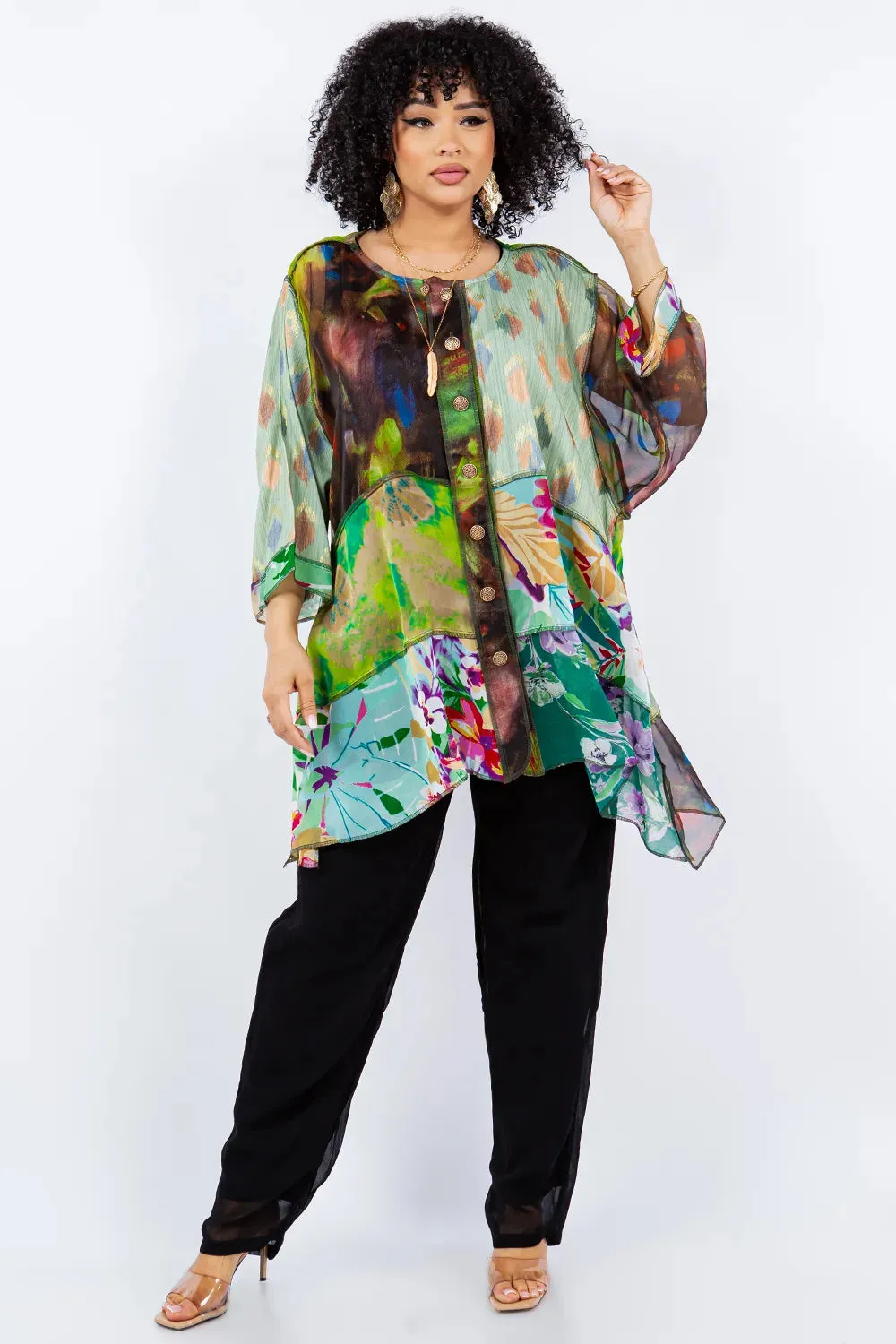 Sterling Style Short Happy Coat - 5752SHC EVERGREEN