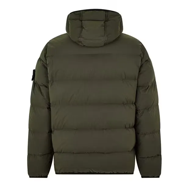 STONE ISLAND Hooded Down Jacket Muschio
