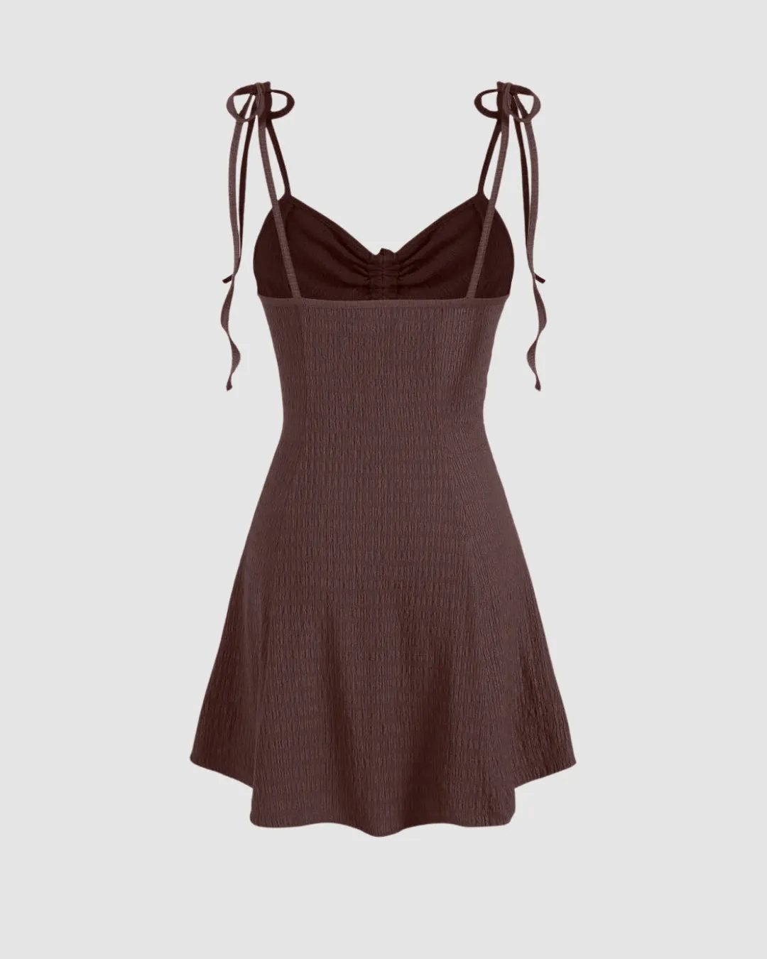 Summertime Casual Brown Mini One Piece Dress