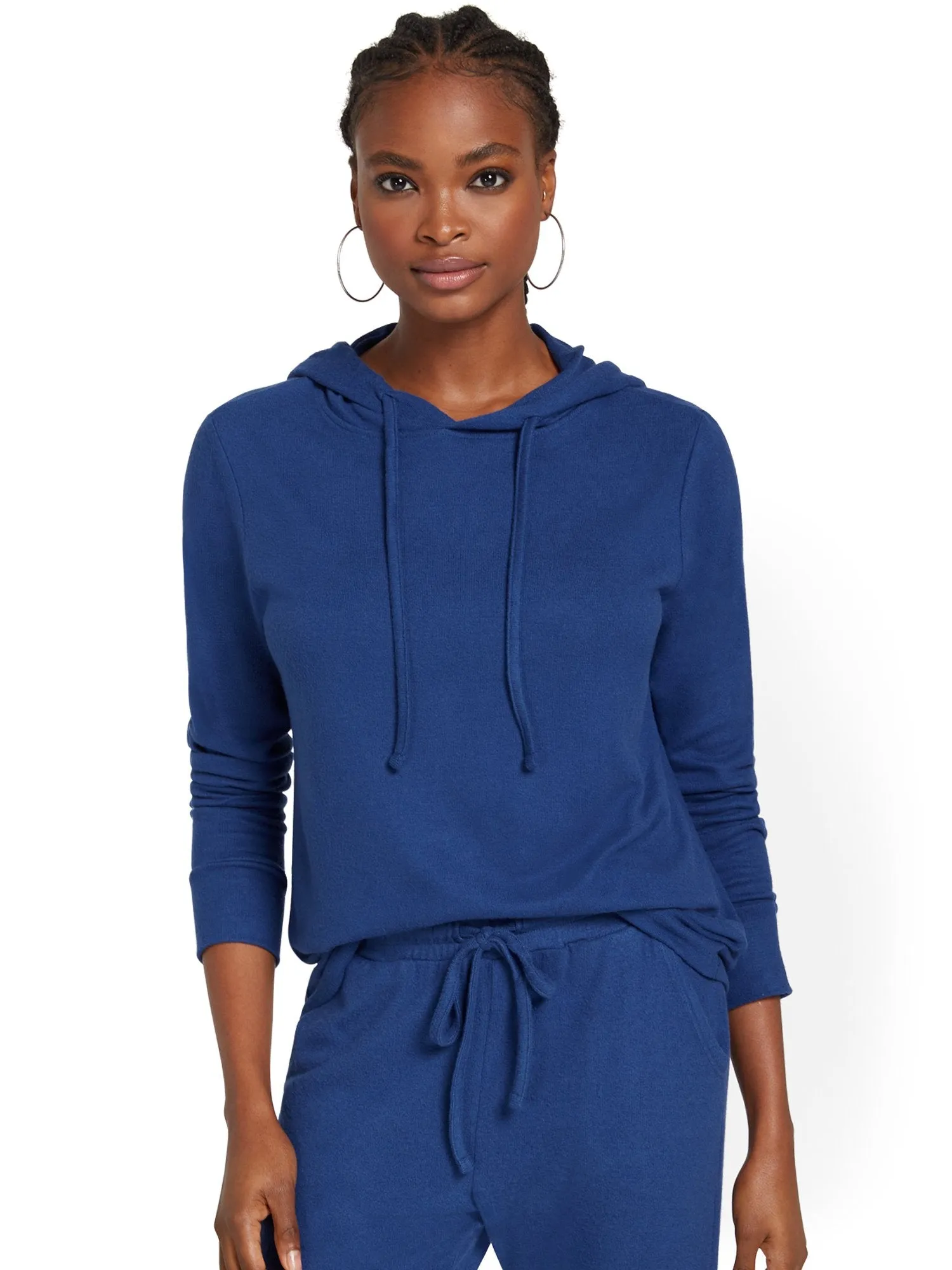 Super-Soft Knit Pullover Hoodie
