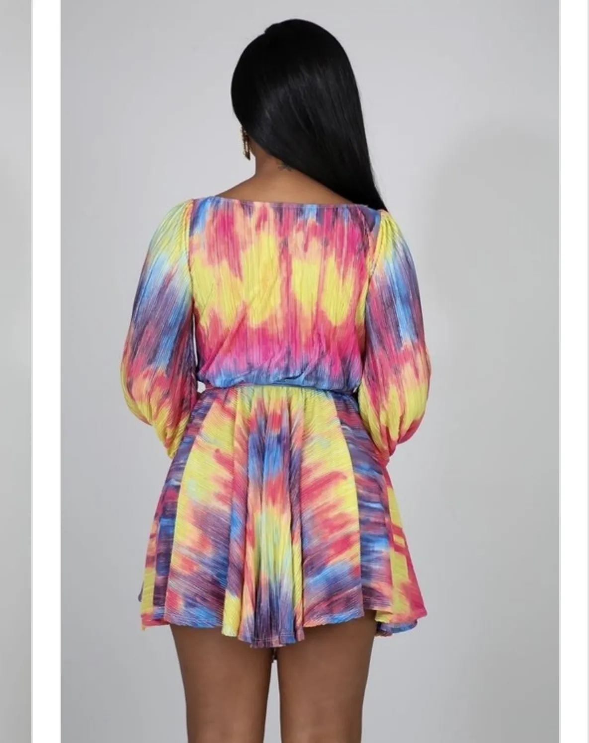 Tie Dye Skater Dress