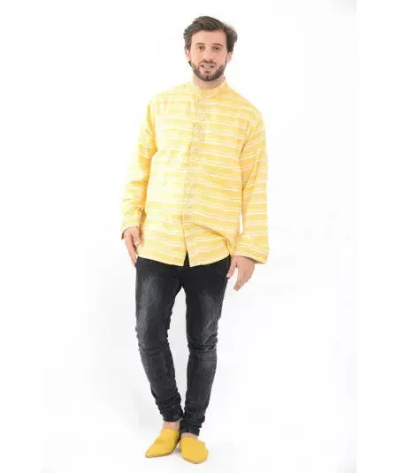 Traditional shirt-Yellow