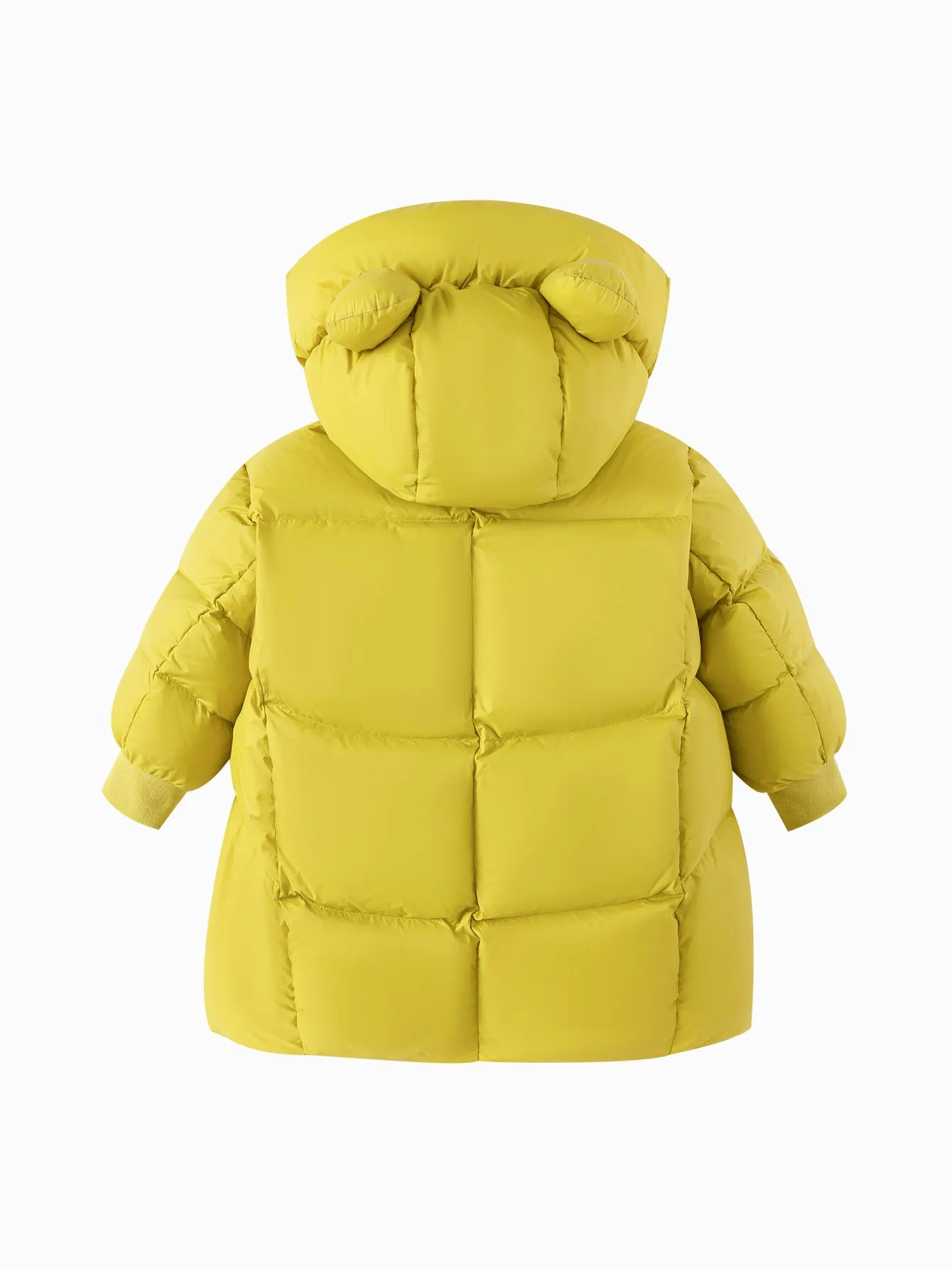 Unisex Toddler Ear Shaped Hood Down Jacket