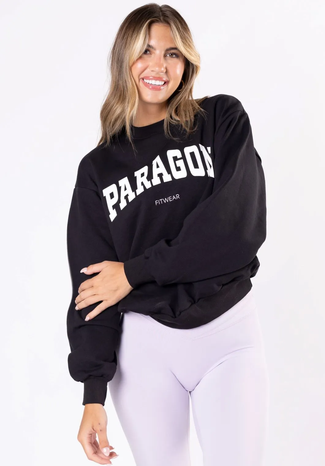 Varsity Crewneck Black