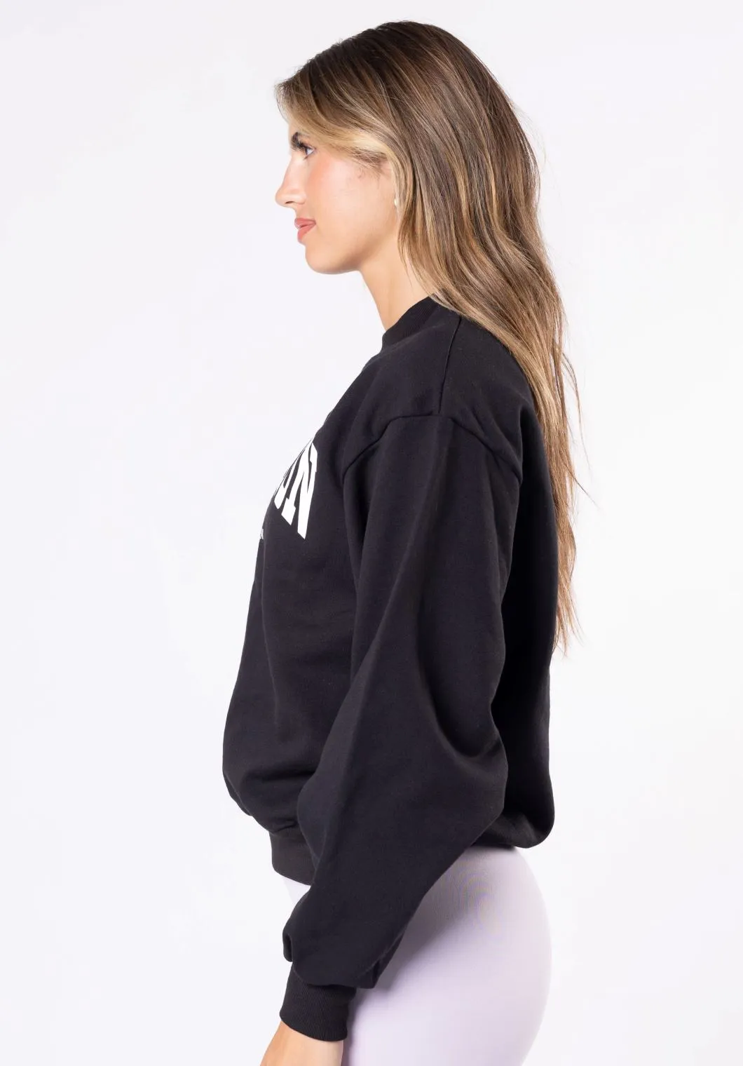 Varsity Crewneck Black