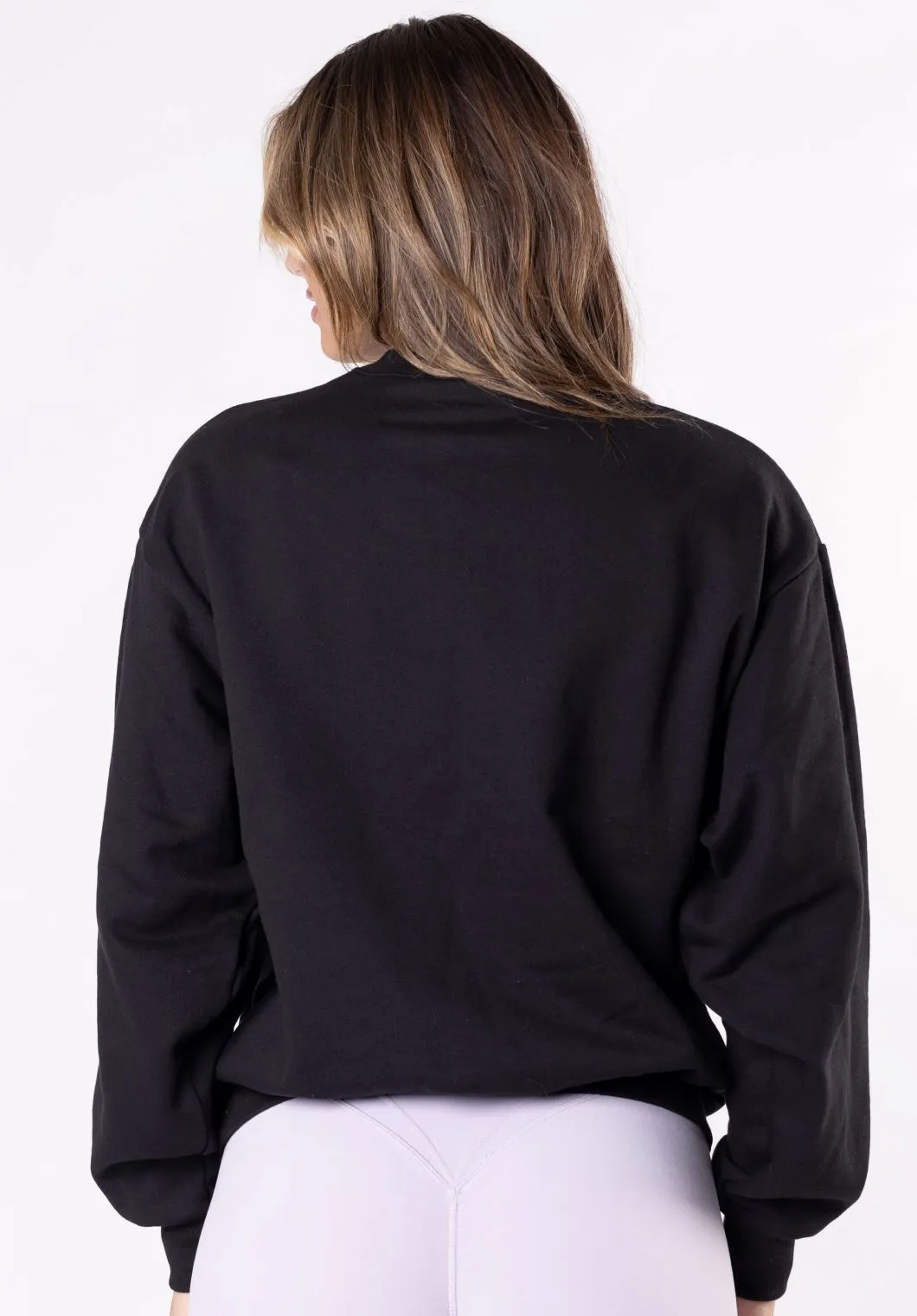 Varsity Crewneck Black