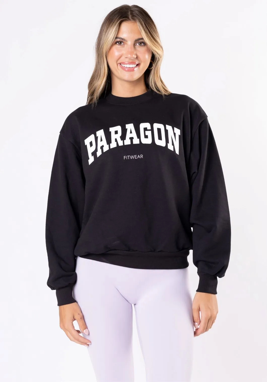 Varsity Crewneck Black