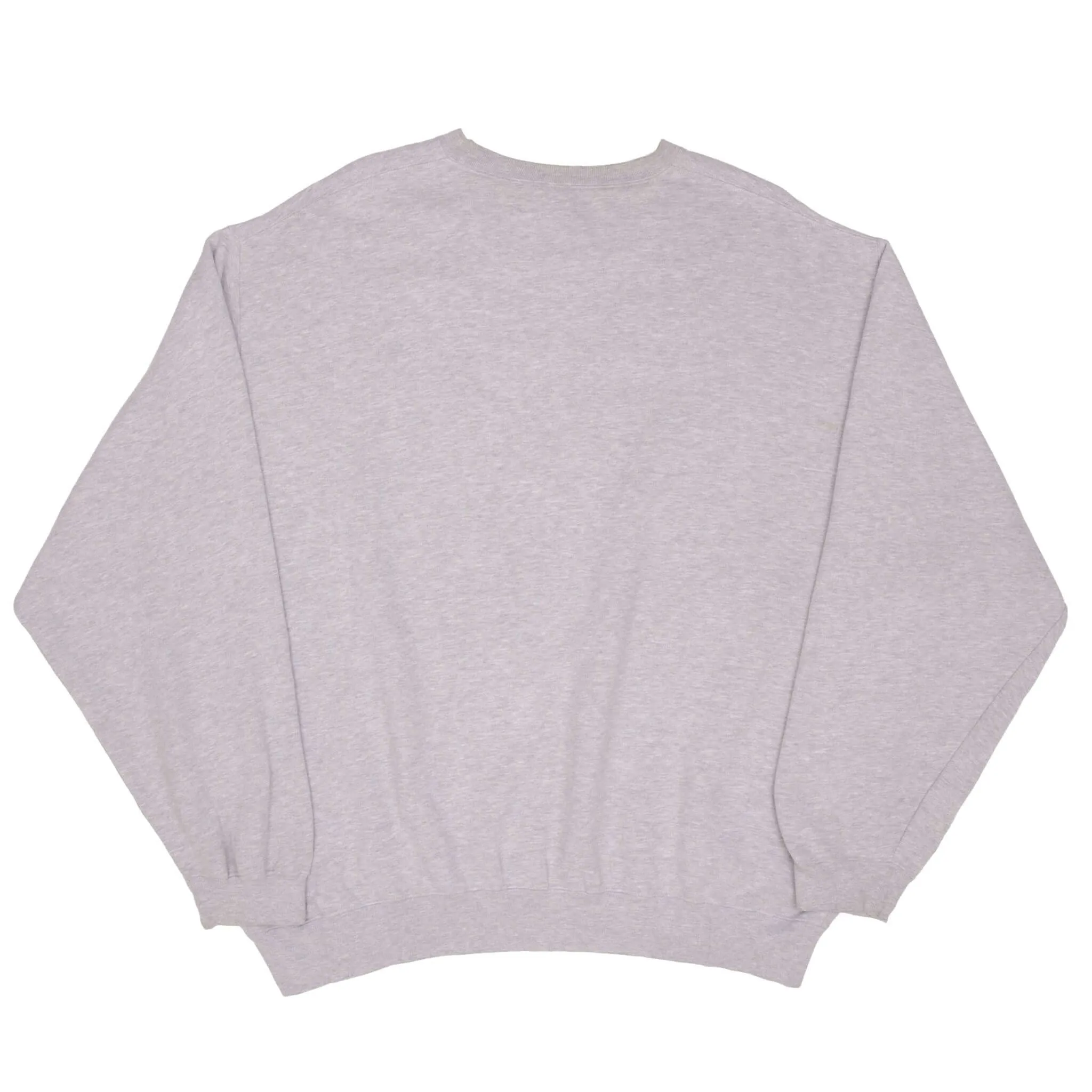 VINTAGE NIKE SPELLOUT SWOOSH GRAY SWEATSHIRT 1990S SIZE 2XL
