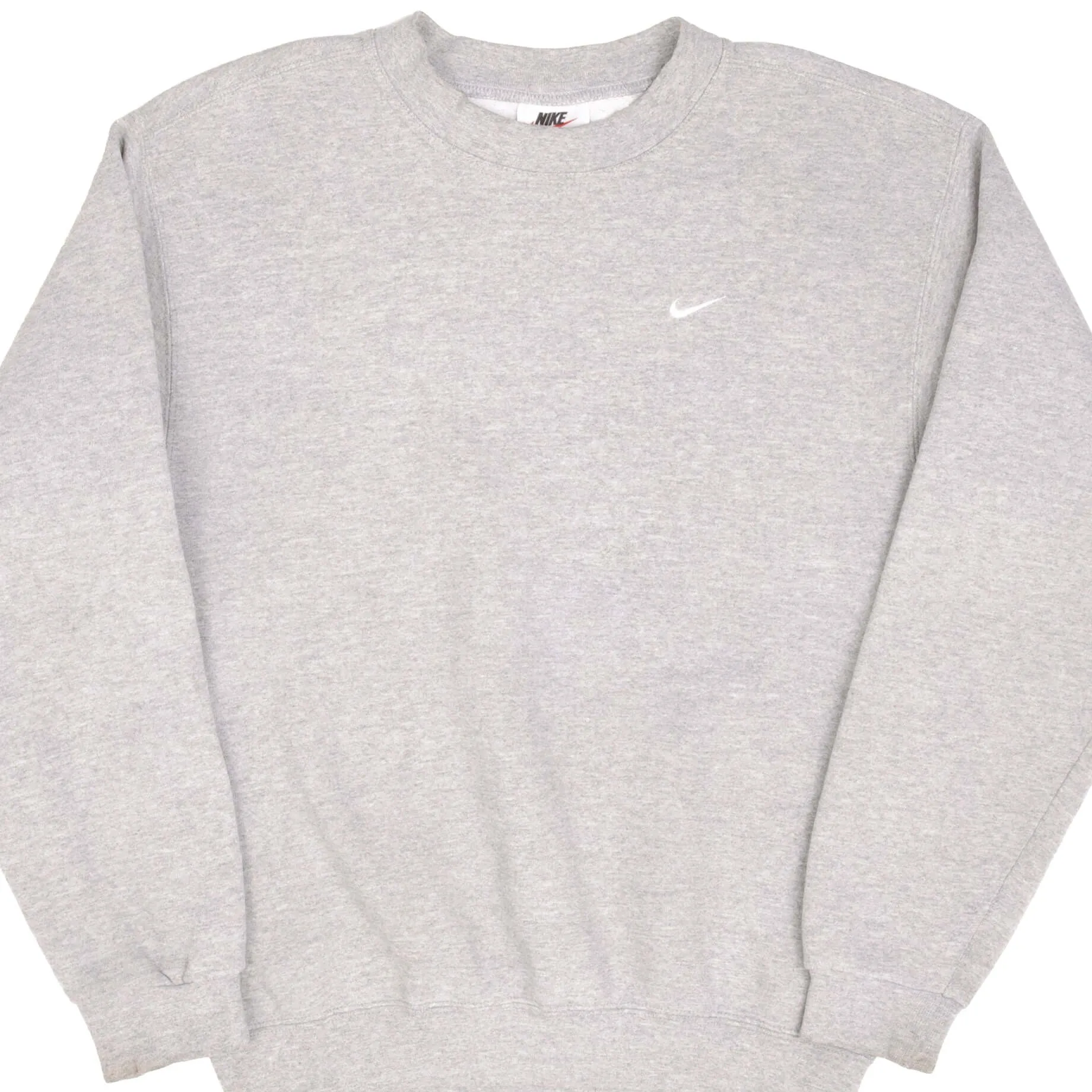 VINTAGE NIKE SWOOSH GREY SWEATSHIRT 1990S SIZE SMALL MADE IN USA