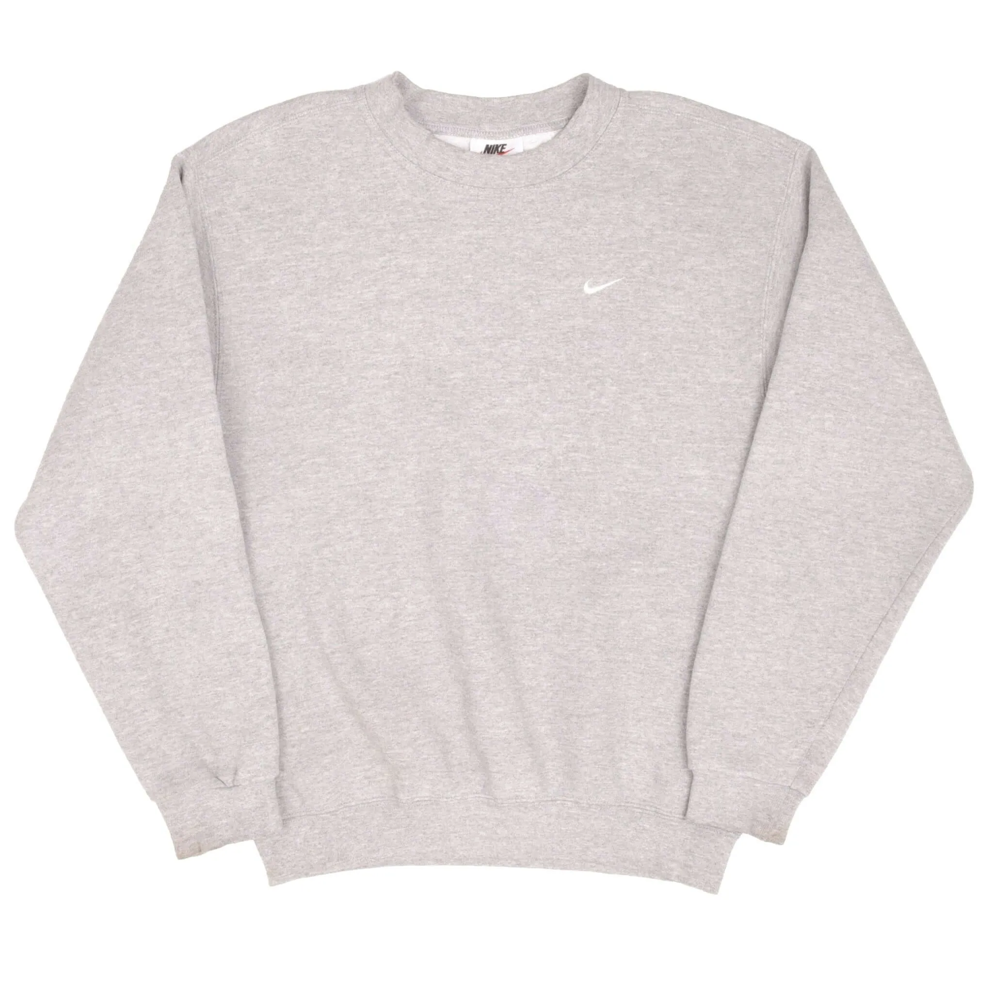 VINTAGE NIKE SWOOSH GREY SWEATSHIRT 1990S SIZE SMALL MADE IN USA