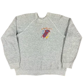 Vintage Rolling Stones "Europe '82" Tri Blend Raglan Sweatshirt