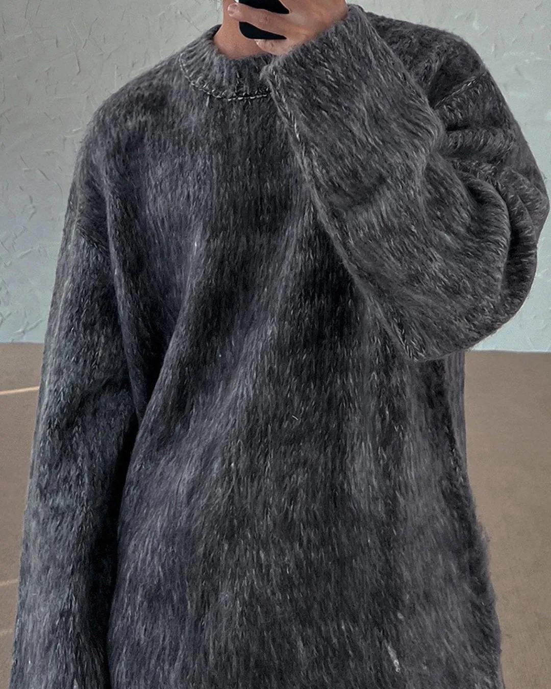 WARM  KNIT SWEATER KBQ0557