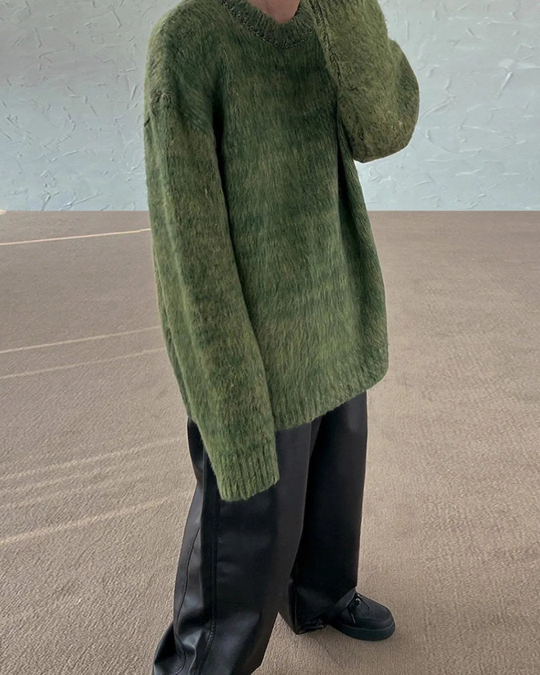 WARM  KNIT SWEATER KBQ0557