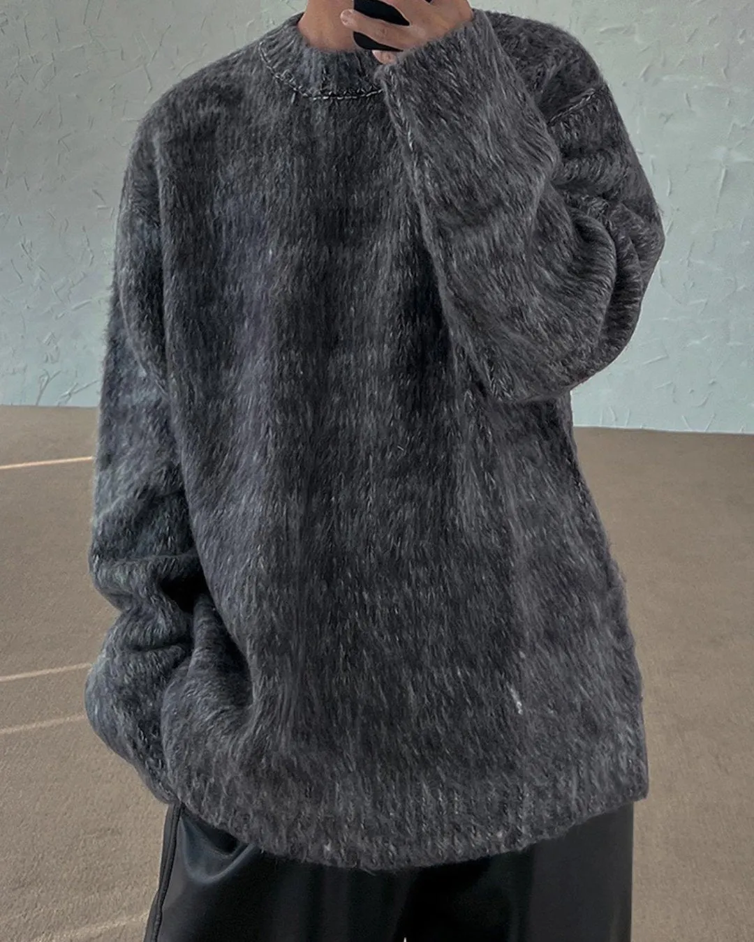 WARM  KNIT SWEATER KBQ0557