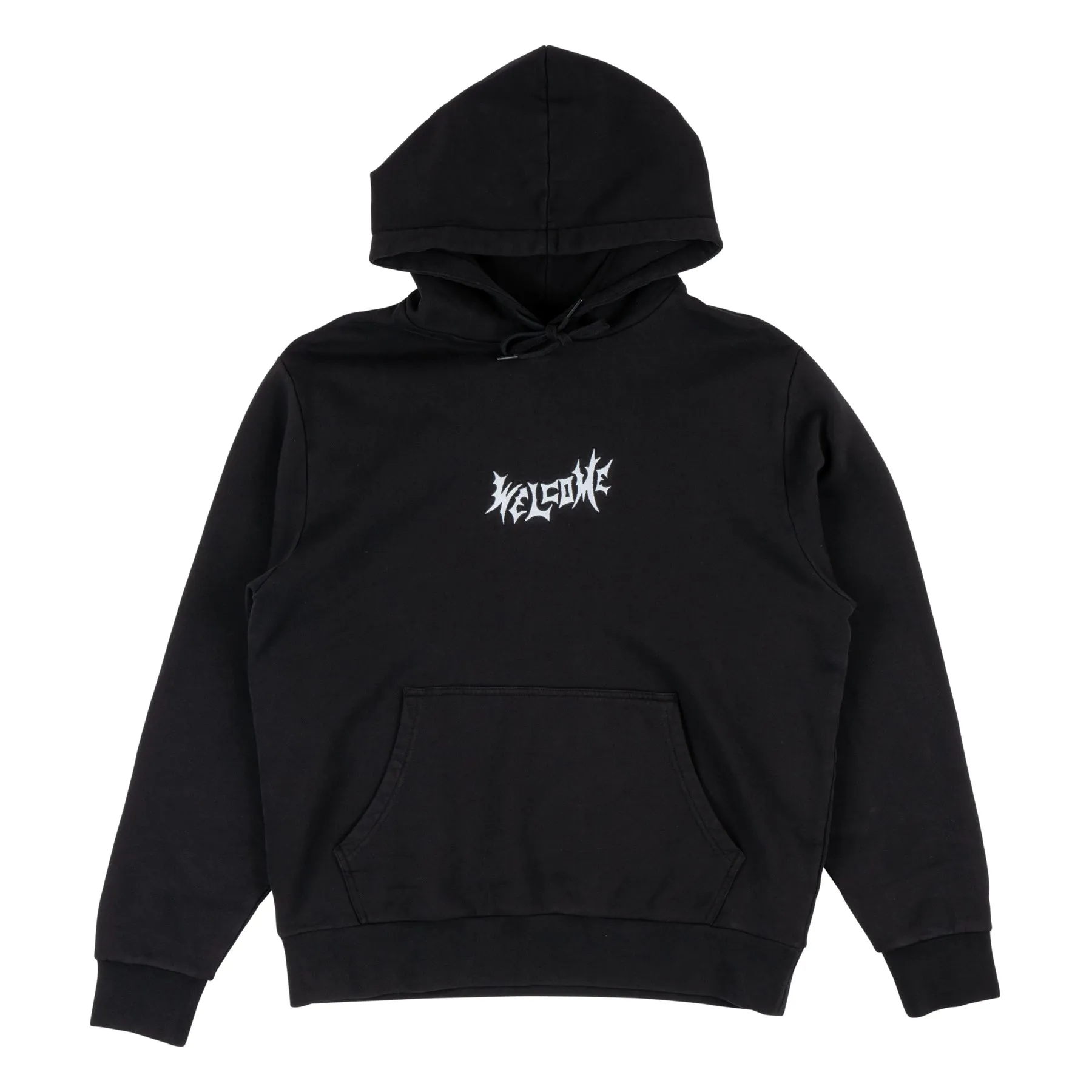 Welcome Vampire Pigment Dyed Hoodie - Vintage Black