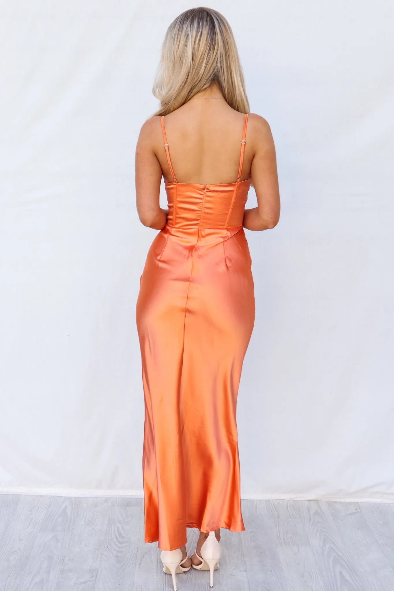Xena Formal Dress - Orange