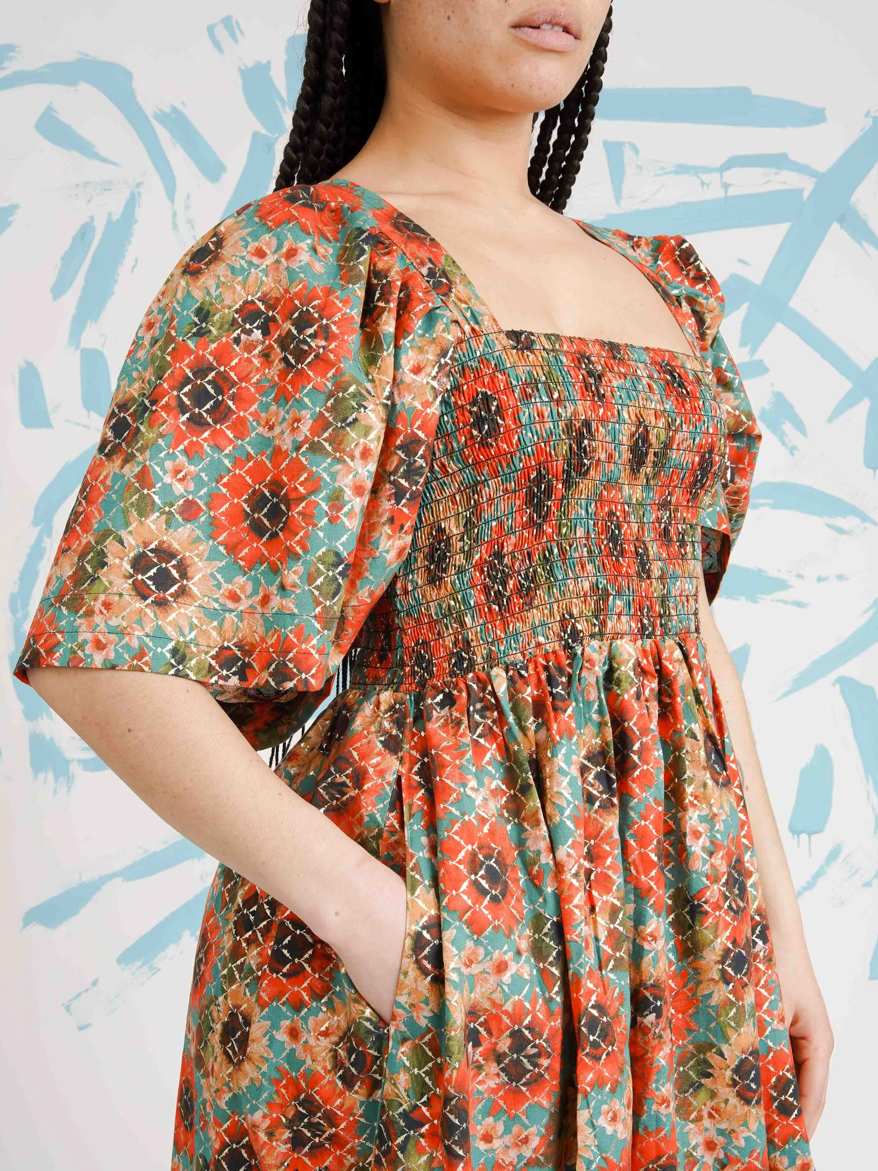 Yetunde Sunflower Maxi Dress