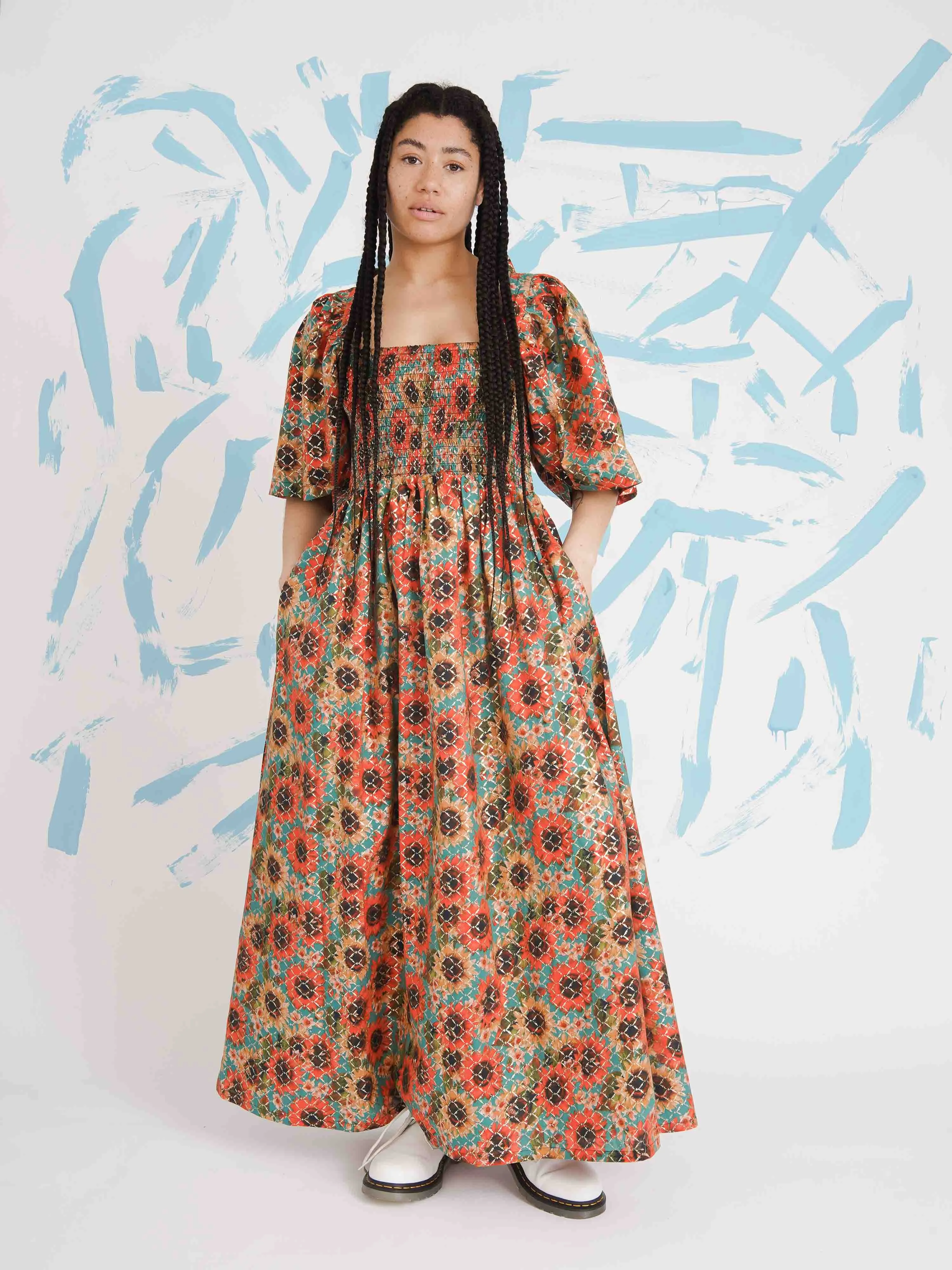 Yetunde Sunflower Maxi Dress