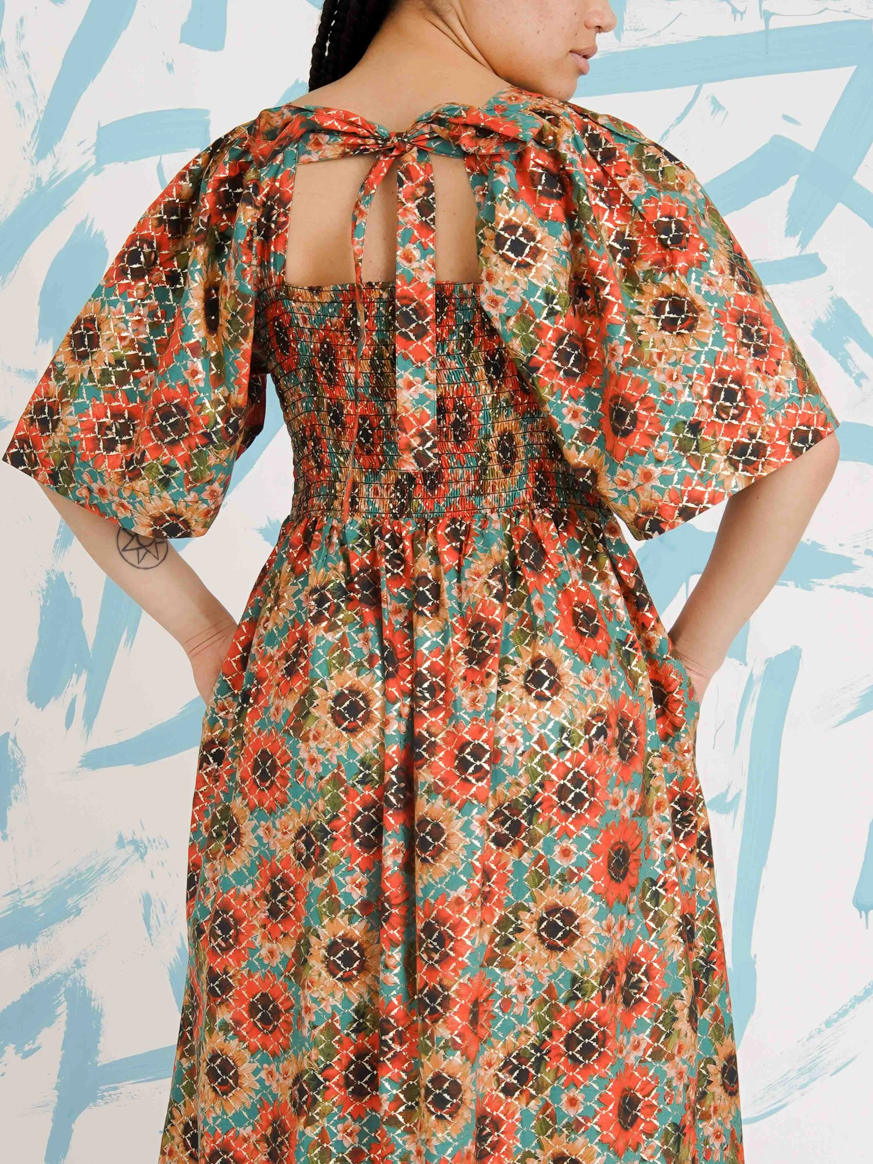 Yetunde Sunflower Maxi Dress