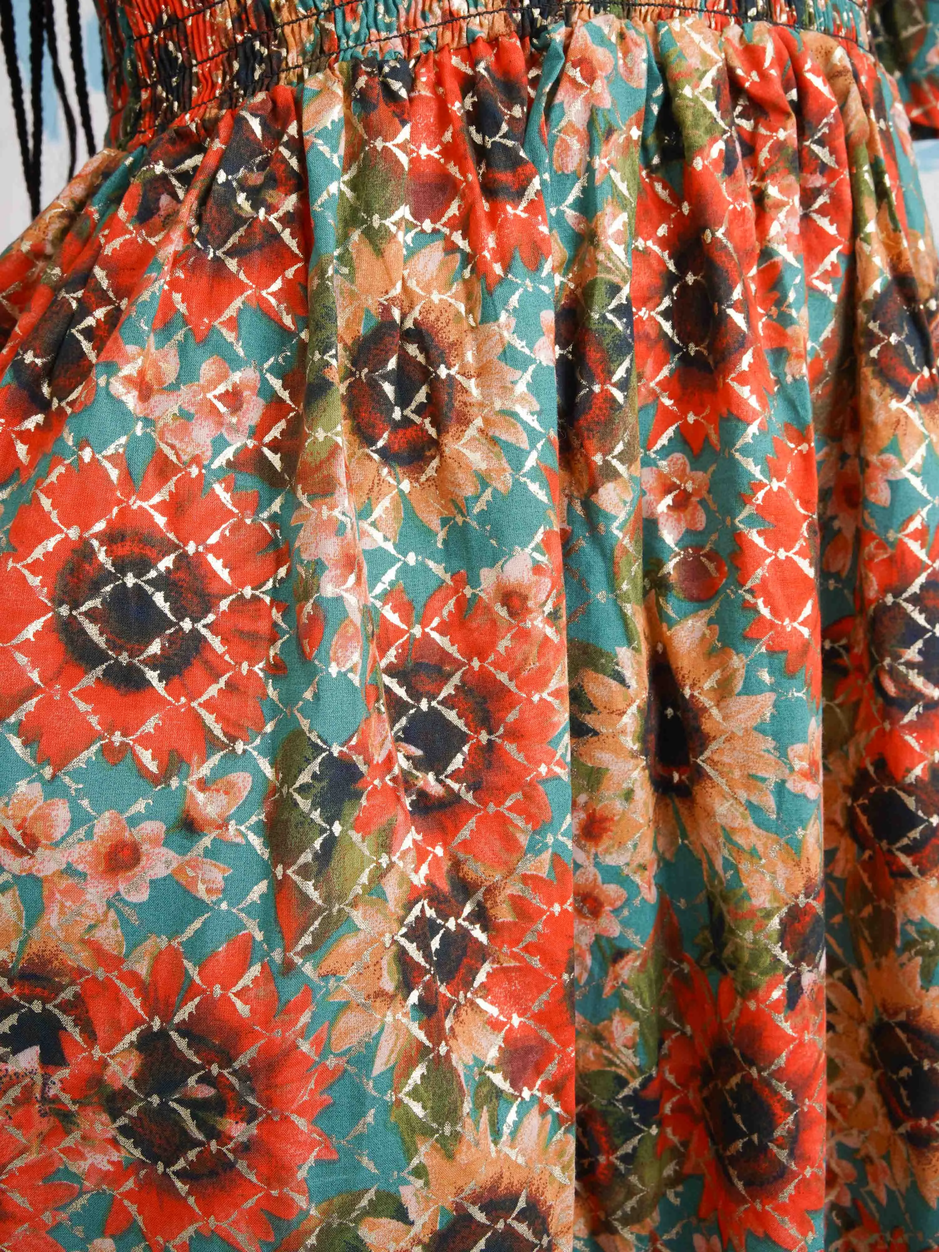 Yetunde Sunflower Maxi Dress