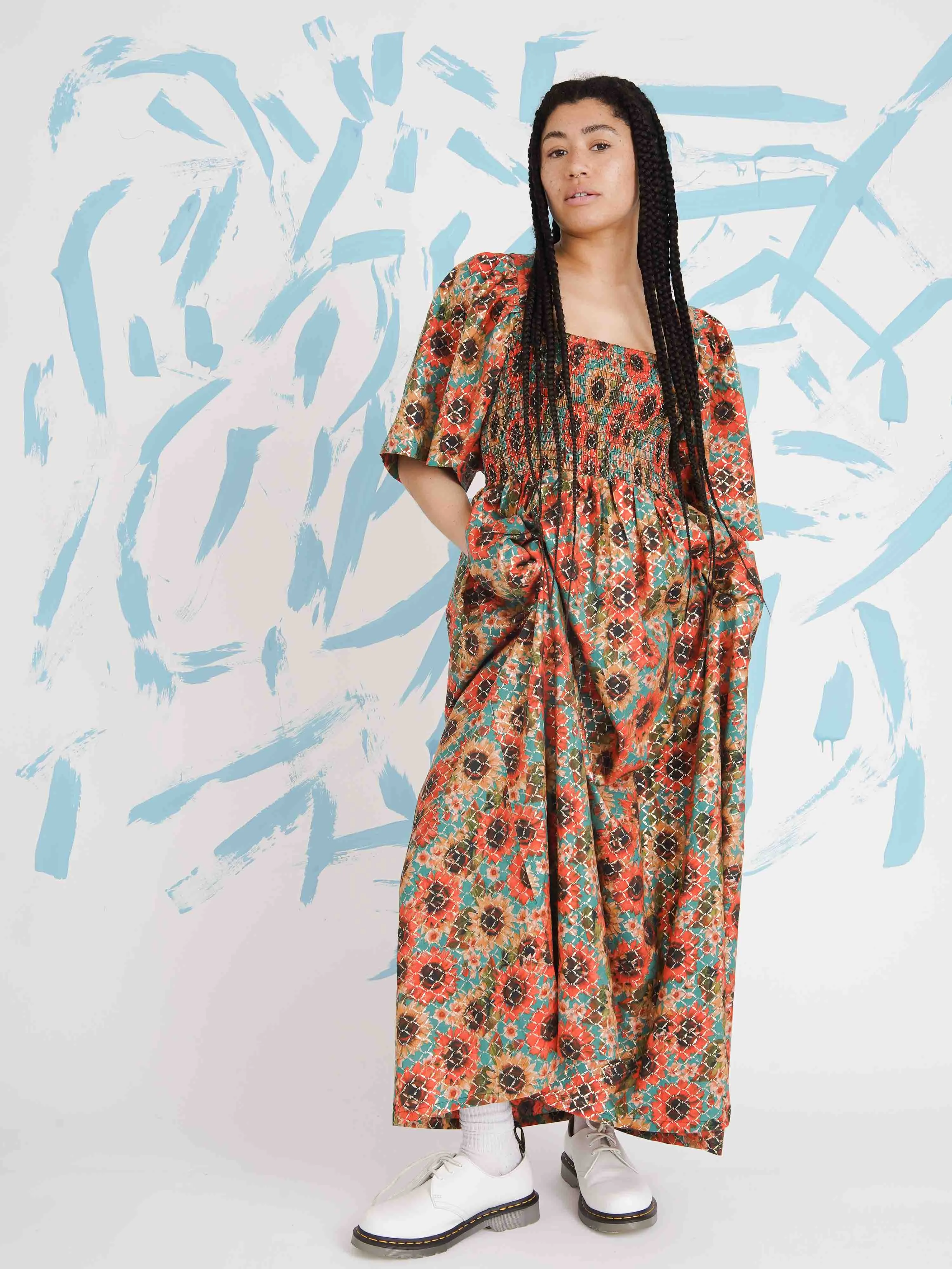 Yetunde Sunflower Maxi Dress
