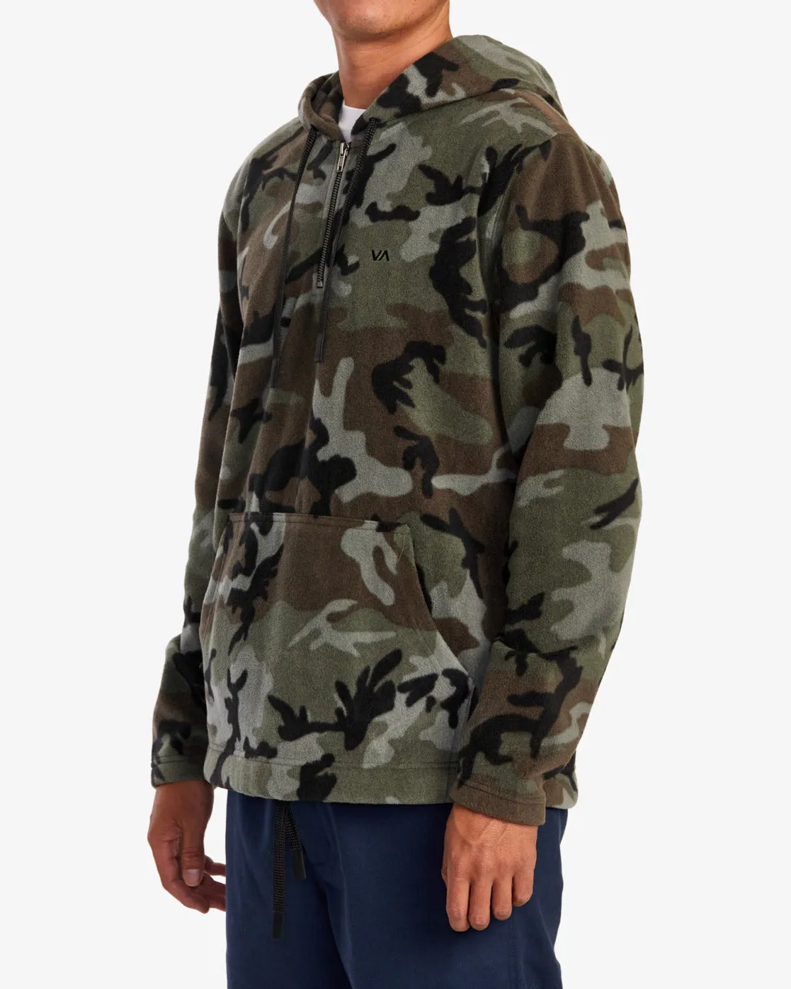 Yukon Quarter Zip Pullover Hoodie - Camo